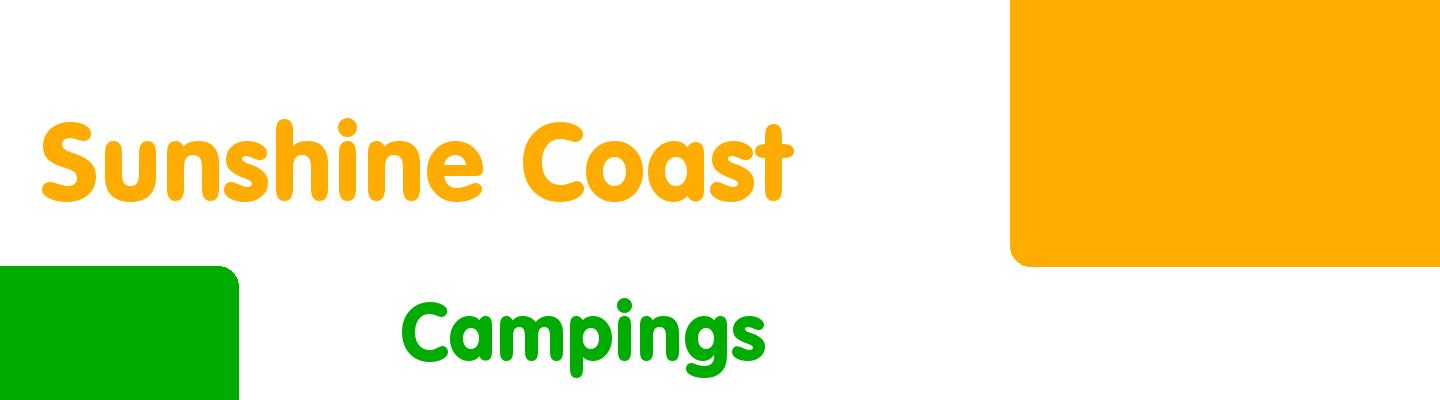 Best campings in Sunshine Coast - Rating & Reviews